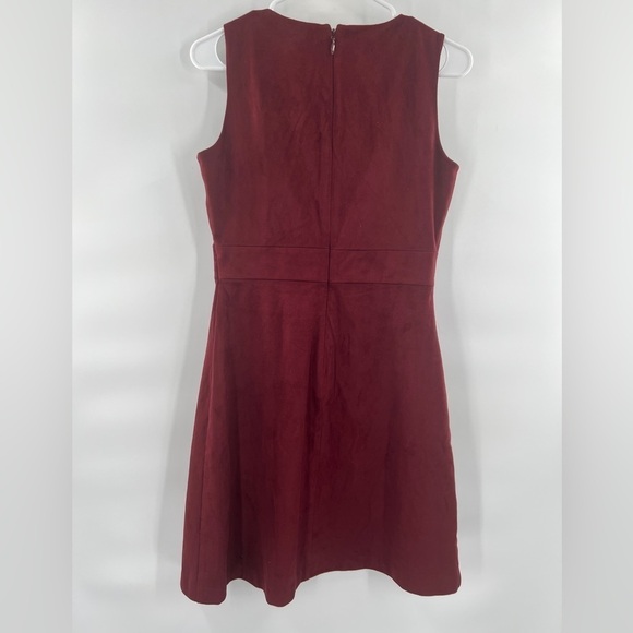 Eva Mendes NY&Co red faux suede dress size 4 - Picture 10 of 10